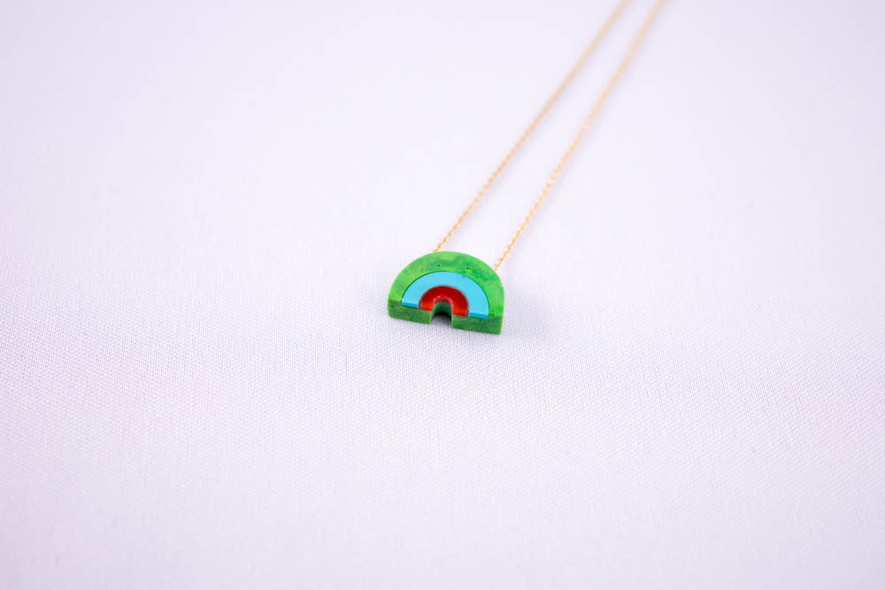 ALIITA　ARCOIRIS ターコイズネックレス