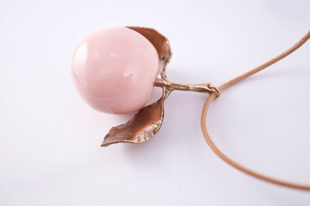 RENARD BIJOUX　ネックレス　APPLE PINK