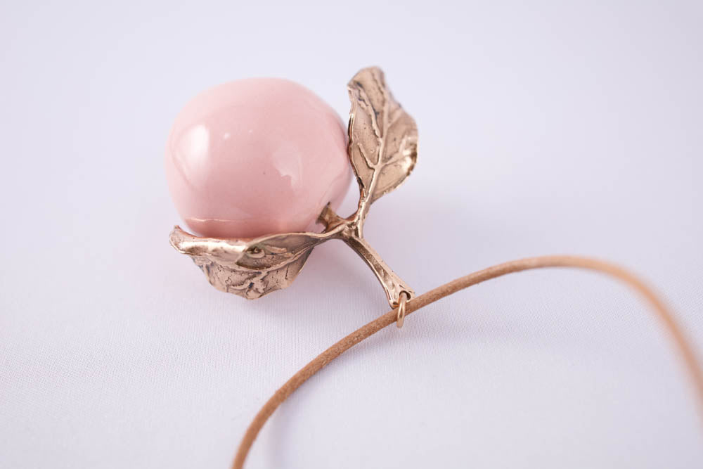 RENARD BIJOUX　ネックレス　APPLE PINK