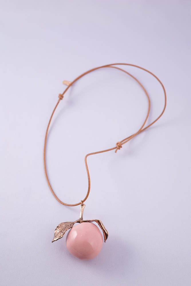 RENARD BIJOUX　ネックレス　APPLE PINK