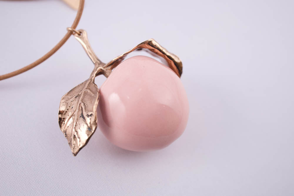 RENARD BIJOUX　ネックレス　APPLE PINK