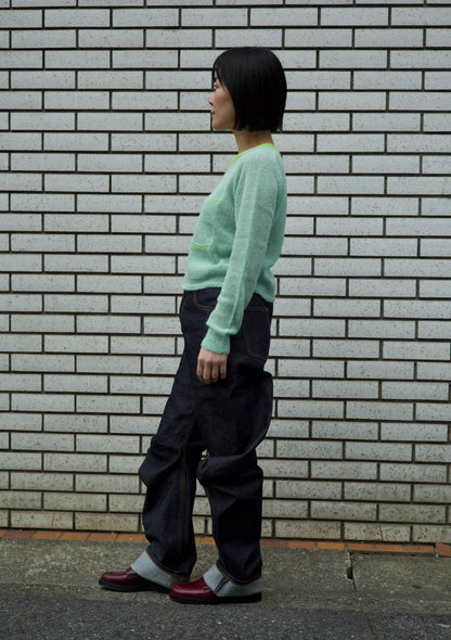 forte_forte　アルパカカーディガン