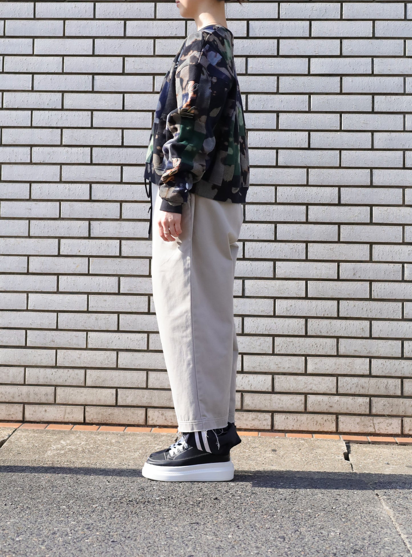 BUZIGAHILL　ブリーチ　パズル　スウェットシャツ
