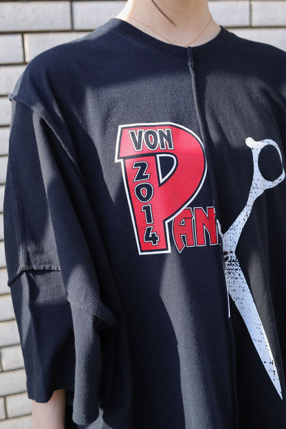 BUZIGAHILL フォーパネルフレンチシームTシャツ
