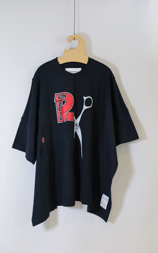 BUZIGAHILL フォーパネルフレンチシームTシャツ