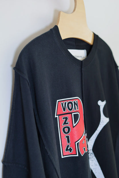 BUZIGAHILL フォーパネルフレンチシームTシャツ
