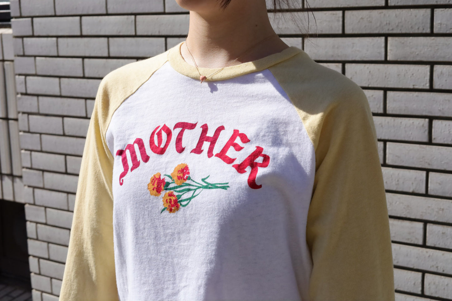 MOTHER　ラグランスリーブTシャツ